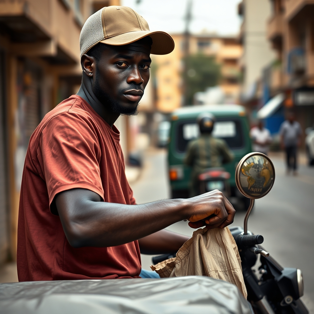 Livreur à Dakar
